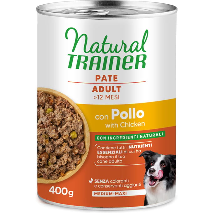 Natural Trainer Volwassen Medium/Maxi 6 x 400 g - 6 x 400 g Kip