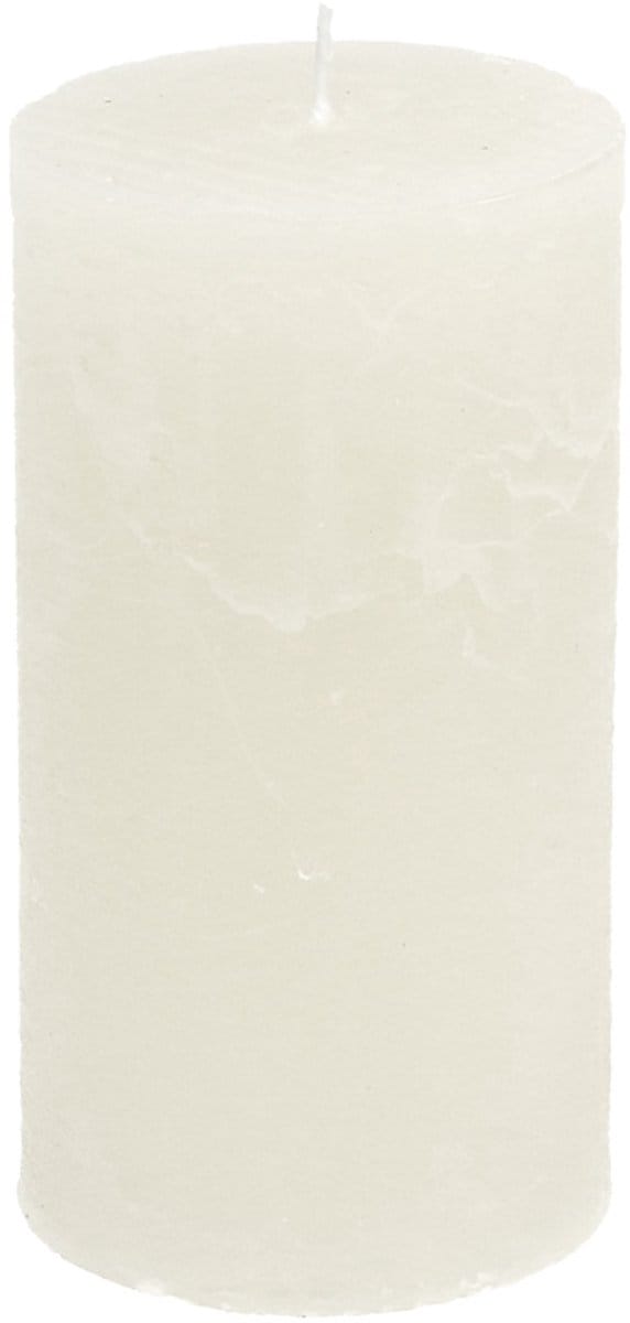Effen kaarsen wit 50x100mm 4 st, 4 Stück