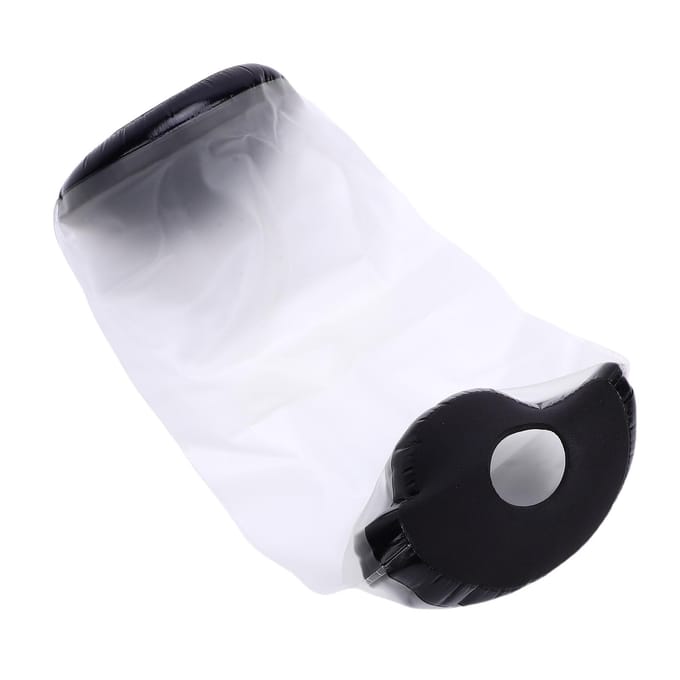 Couvre-coude de douche Imperméable Ouverture élastique Manchon pour haut du bras Réutilisable pour Adultes Douche gray