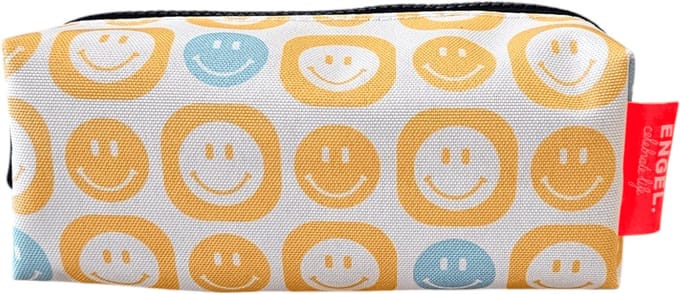 ENGEL. Etui - Ruim & Stevig - Smiley - 21x8x8cm