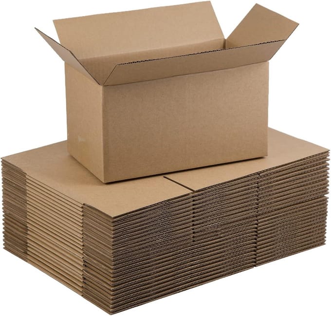 Kleine golfkartonnen verzenddozen 25 stuks 25x6 inch