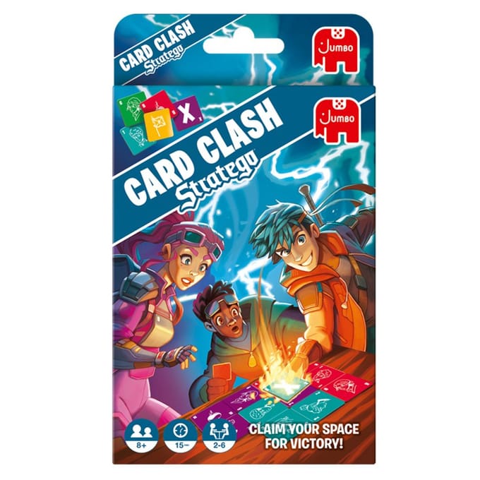 Jumbo - Stratego - Card Clash - Kaartspel vanaf 8 jaar