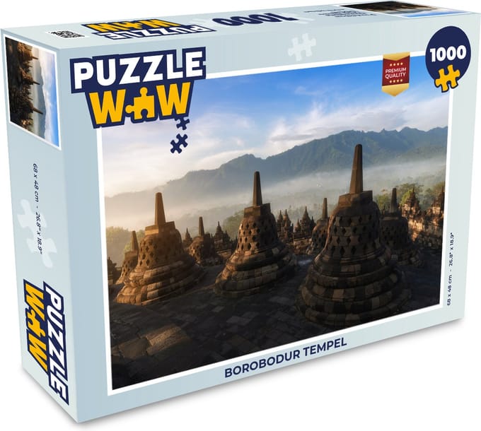 Puzzel Borobodur tempel - Legpuzzel - Puzzel 1000 stukjes volwassenen