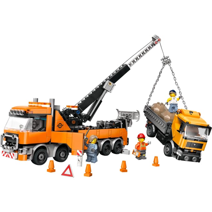 LEGO 60467 City - Zware sleepwagen met kraan