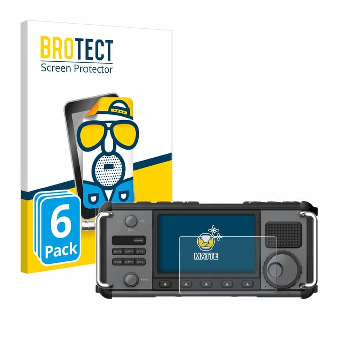 BROTECT - Screenprotector voor Xiegu X6200 - Folie Beschermfolie matte 6 Stuks