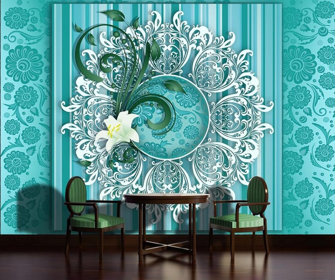Poster | Turquoise | 104 x 70,5 cm