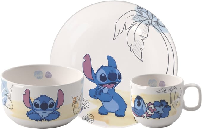 Kindergeschirr-Set Disney Stitch Set van 3