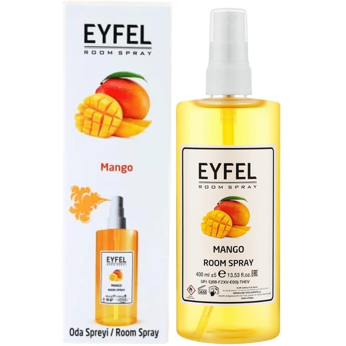 EYFEL - spray désodorisant parfum mangue, 400ml