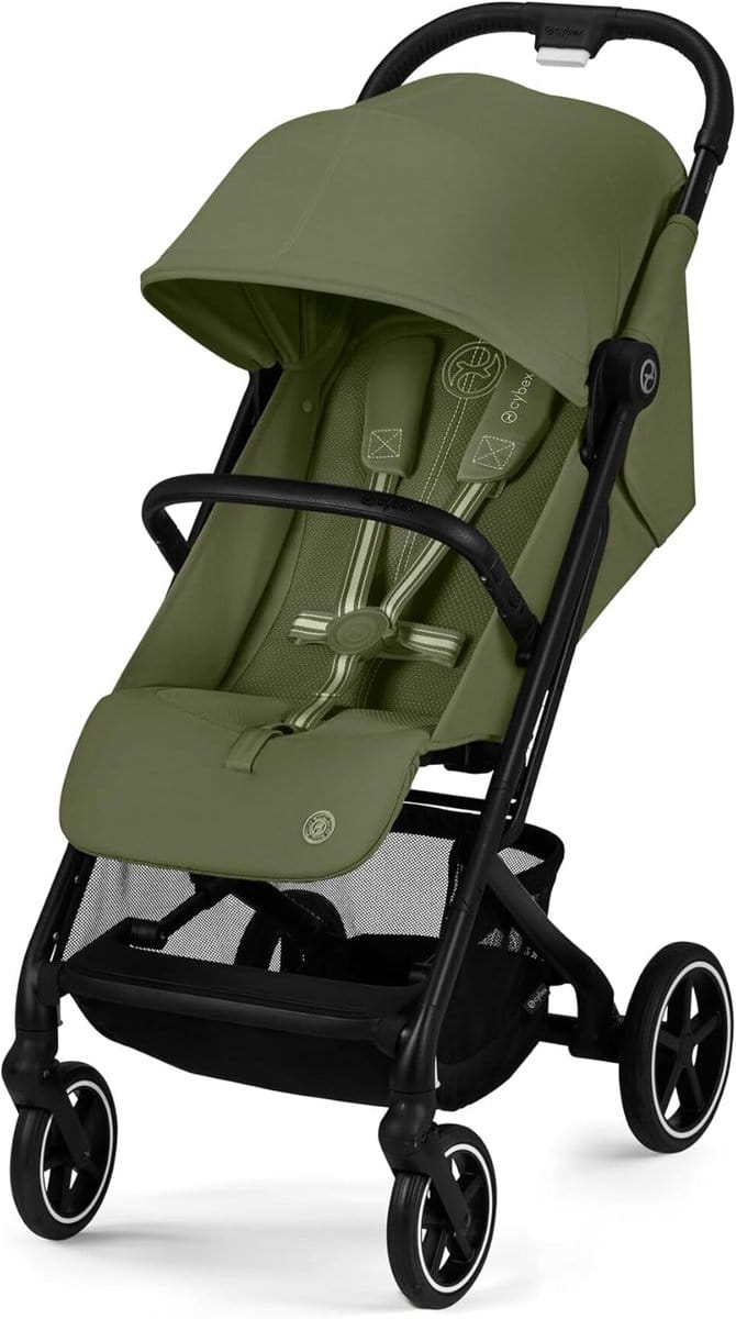 Lichte Kinderwagen Compact Inklapbaar voor Reizen en Stad - Groen/Khaki
