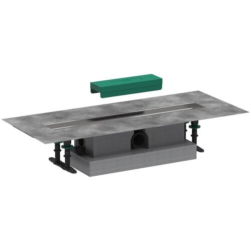 Hansgrohe uBox universal - Complete set voor standaard installatie 60 cm douchegoten, rvs 56022180