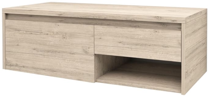 ALONI ARES wastafelonderkast – 120 cm – Licht hout eiken