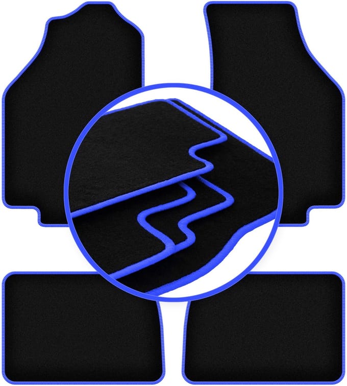 CARLUX-BLUE automatten voor: Honda Civic III hatchback (1983-1987)