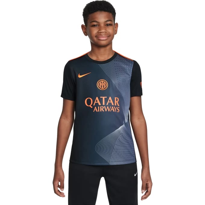 Inter Milan Prematch shirt voor kinderen Academy Pro 2025/26