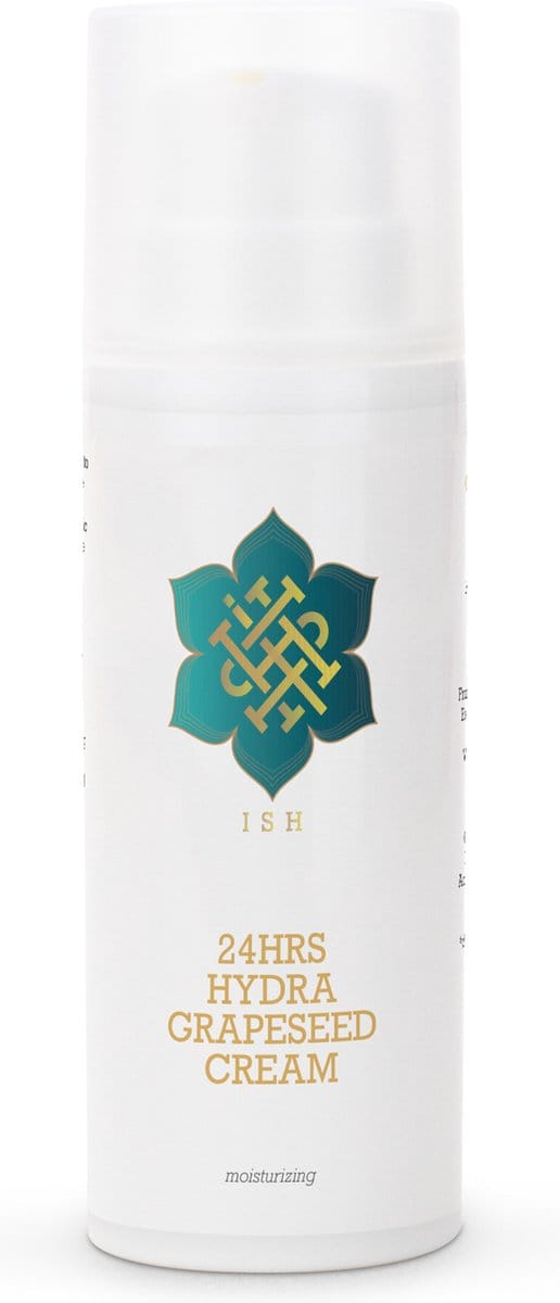 ISH moisturizing - gezichtscreme- 24hrs hydra grapeseed cream voor elke huid