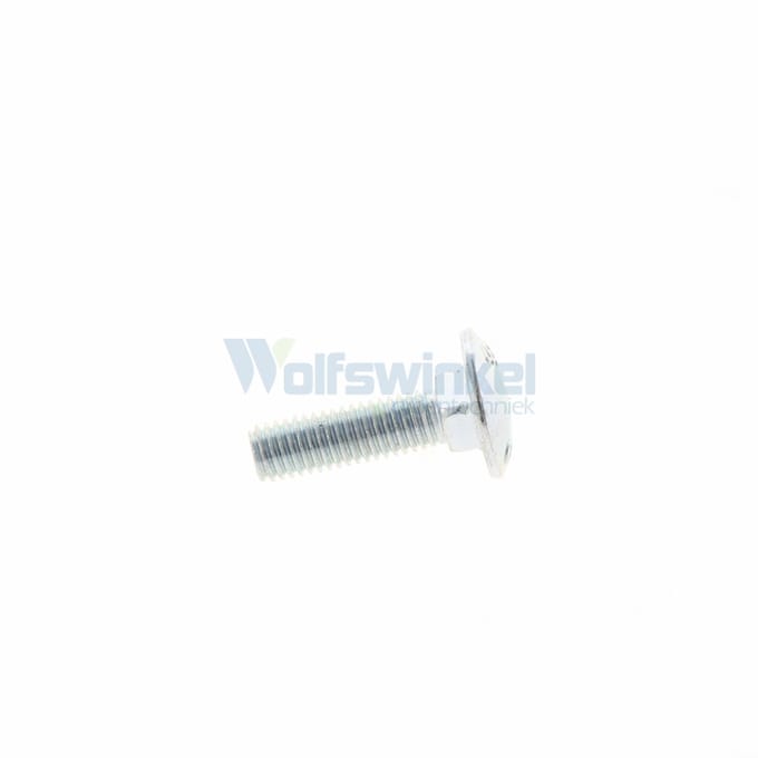 Hoenderdaal slotbout gegalv. 4.6 m  8 x  30 mm din 603  - doos à 200 stuks