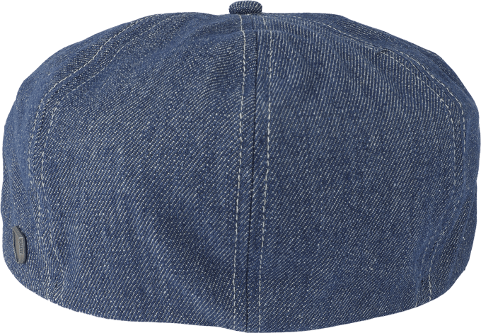 Brixton Beanie - Brood Snap Cap - blauw-wit