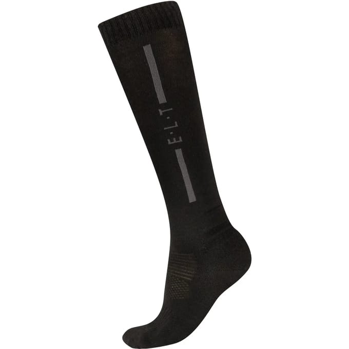 Elt Paardrijsokken Merino Zwart - Ruiteraccessoires - S