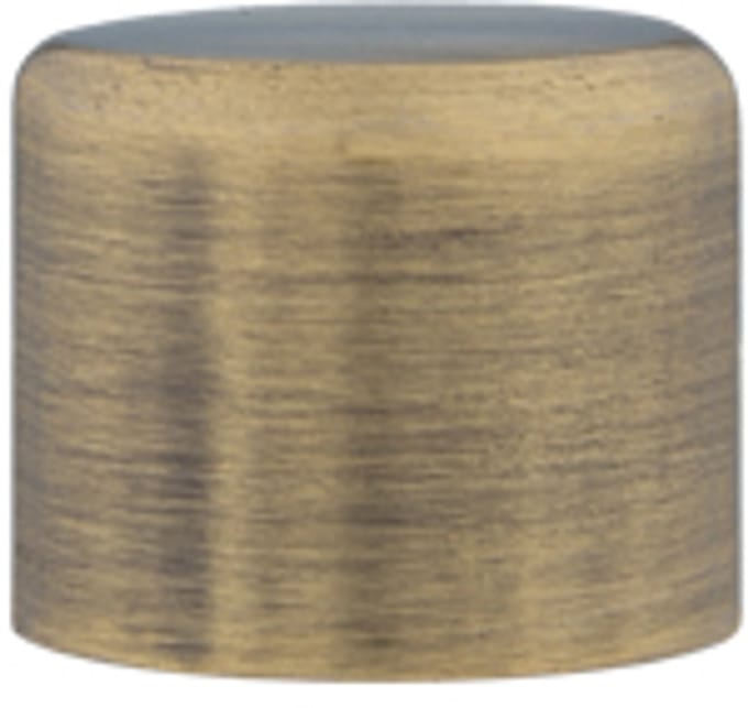 Einddop roede – Ø19mm – 2 stuks – brons