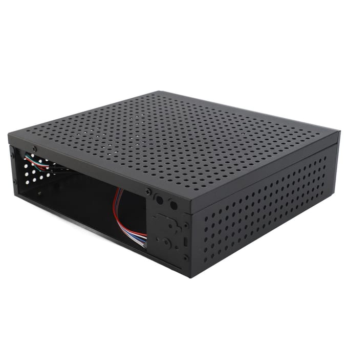 Desktop Computerbehuizing Goede Warmteafvoer Exquise Compacte Zwarte Mini HTPC-behuizing voor Thuisvideo black