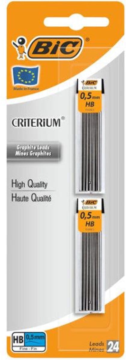 Potloodstift bic criterium hb 0.5mm | 25 stuks