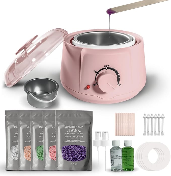 Wax Apparaat - Ontharingsapparaat - Wax Heater - Roze