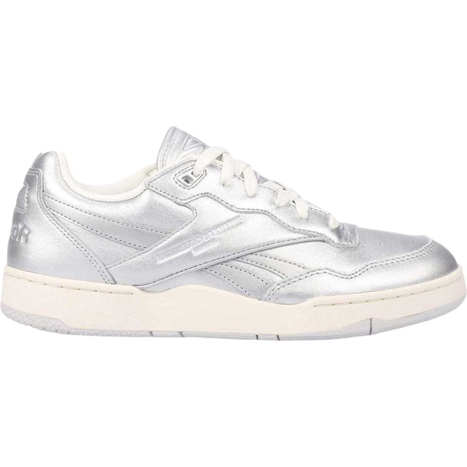 Reebok Heren BB 4000 II sneakers van metallic leer (Zilver)