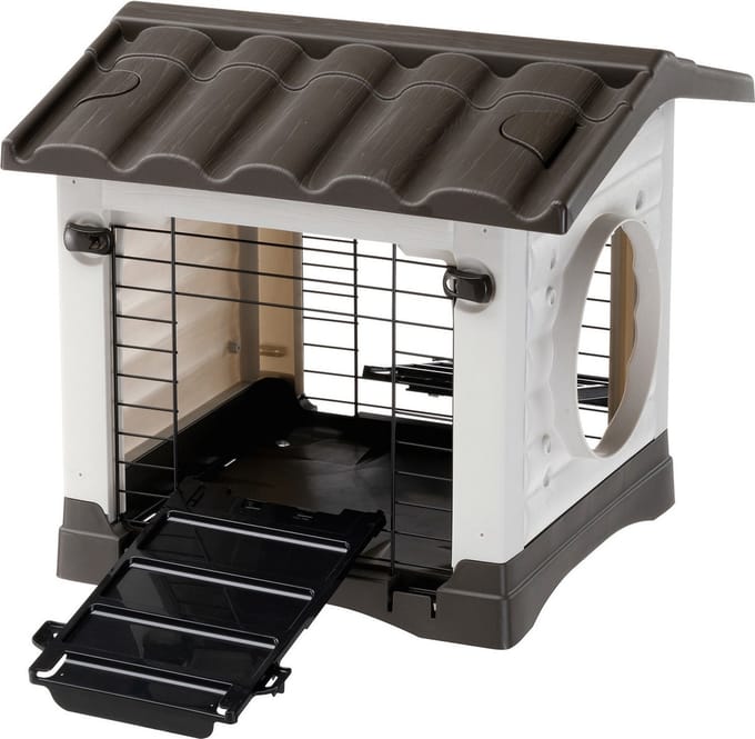 Ferplast Metro Station - Dierenverblijf - 43x48x44 cm Bruin