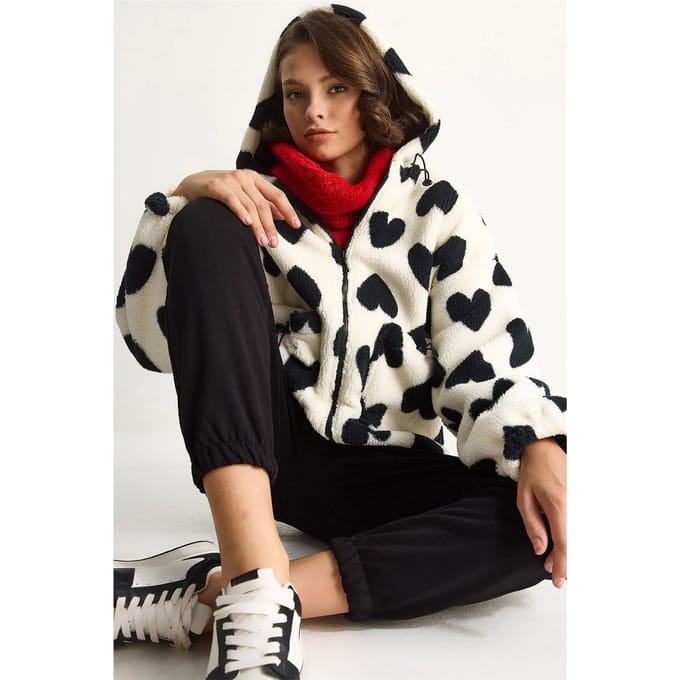 Gelaagde Puffer Donsjas met Fake Fur Kraag