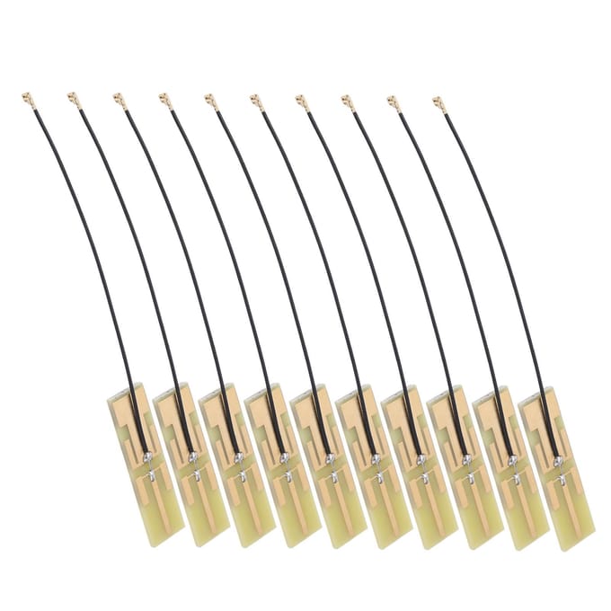 10 Pièces Antenne Interne 2.4G 5G 5.8G 8dBi Double Bande Haut Gain Stabilisation du Signal Antenne WiFi Sans Fil