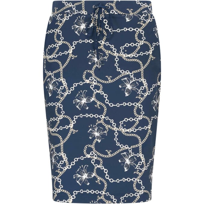 Hv Society - Skirts - Navy Aop - S (36)