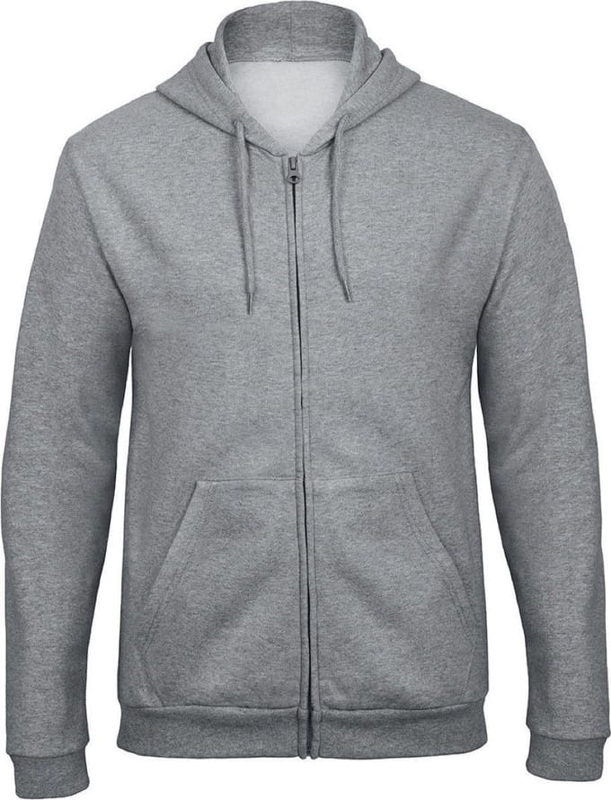 Senvi Hoodie Full Zip Maat M (Kleur Grijs)