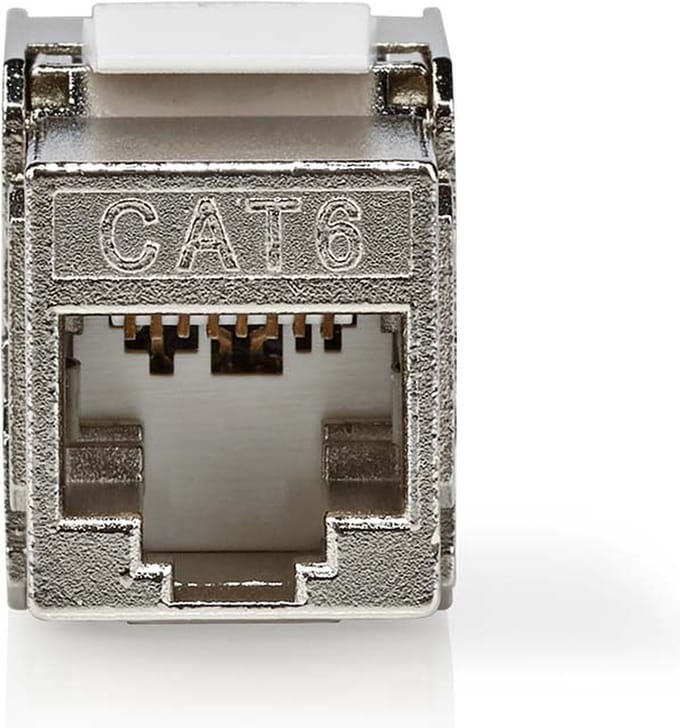 Nedis Keystone - CAT6 / Keystone - RJ45 Female - S/FTP - Metaal - Doos