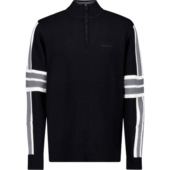 Airforce Ski Cooper Knit Truien Zwart Spvem0164