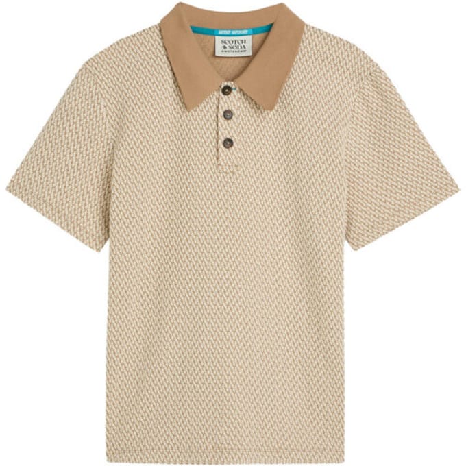 Scotch & Soda Jacquard Relaxedfit Polo
