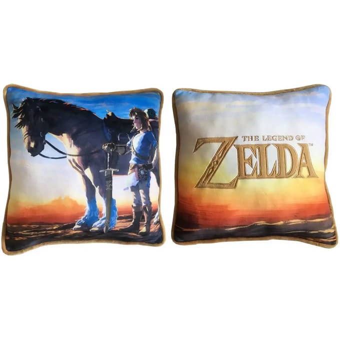 Kussen Lyo Nintendo Zelda Link & Epona Premium Broderie 40 cm