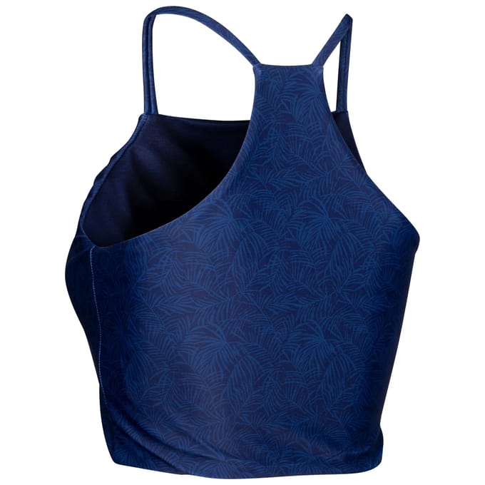 Trespass Dames/Dames Harlow Palm Leaf Zwemtop (Blauw)
