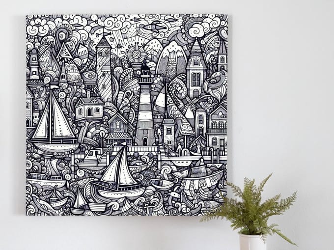 Kunstprint | Wanddecoratie | Dibond | 20 × 20 cm