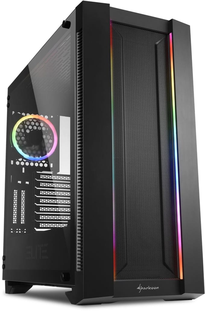ATX Semi-tower Box Sharkoon 4044951027156 Black