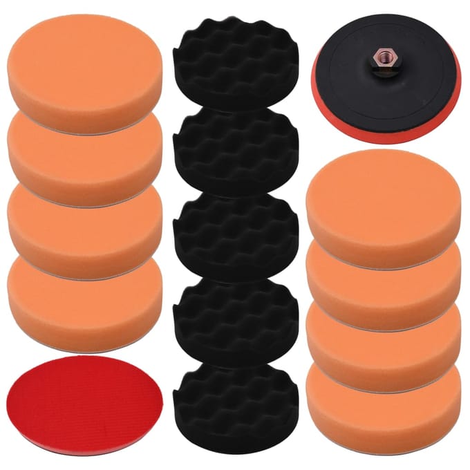 vidaXL - 14-delige - Polijstpadset - 150 - mm