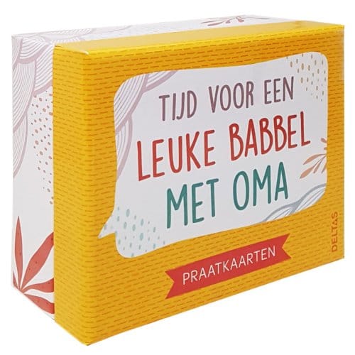 Tijd Voor Een Leuke Babbel Met Oma Praatkaarten