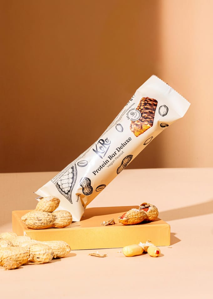 Protein bar deluxe vegan peanut 55 g