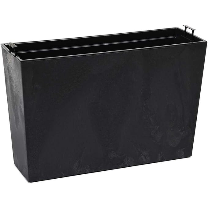 HowHomely Bloom Serie - Bloempot - Zwart Beton - 36cm - 56cm