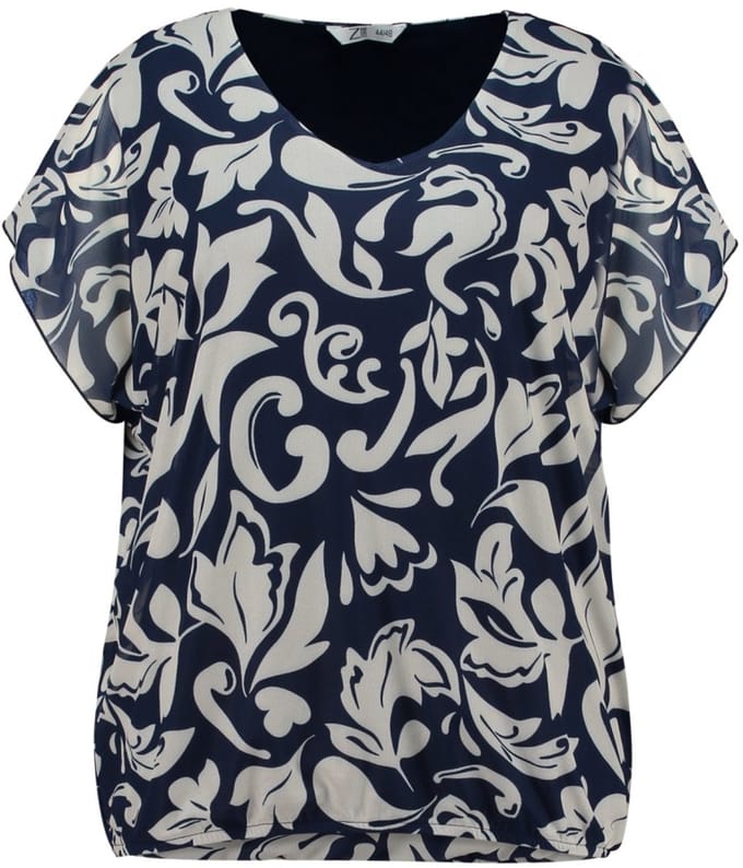 Z-ONE - Dames Blouse - grote maat - 40/42