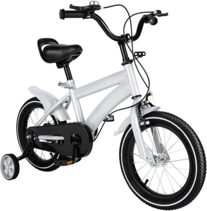 Thuys - Kinderfiets – Kinderfiets vanaf 3 jaar – Loopfiets – Wit - 100cm x 45cm x 55cm
