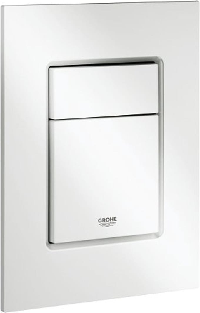 GROHE Skate S Cosmopolitan Bedieningspaneel Toilet - Dual flush - Wit