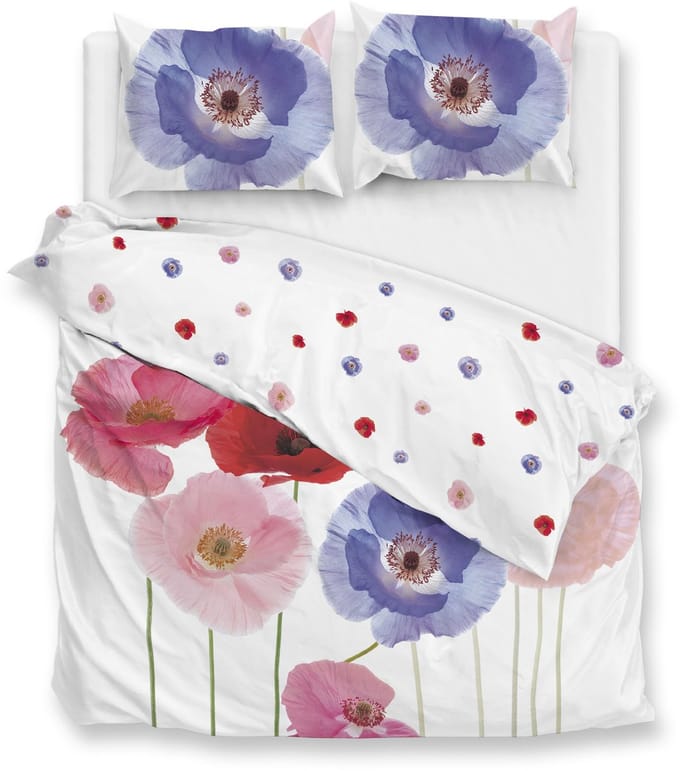 Zo! Home Poppy Dekbedovertrek - Lits-jumeaux - 240x200/220 cm - white