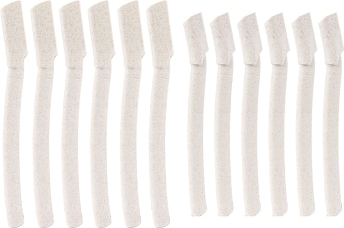 INTER-ESQUE Wenkbrauw Mesje - Dermaplaning - Wenkbrauw Trimmer - x12 - 6 Groot + 6 Klein