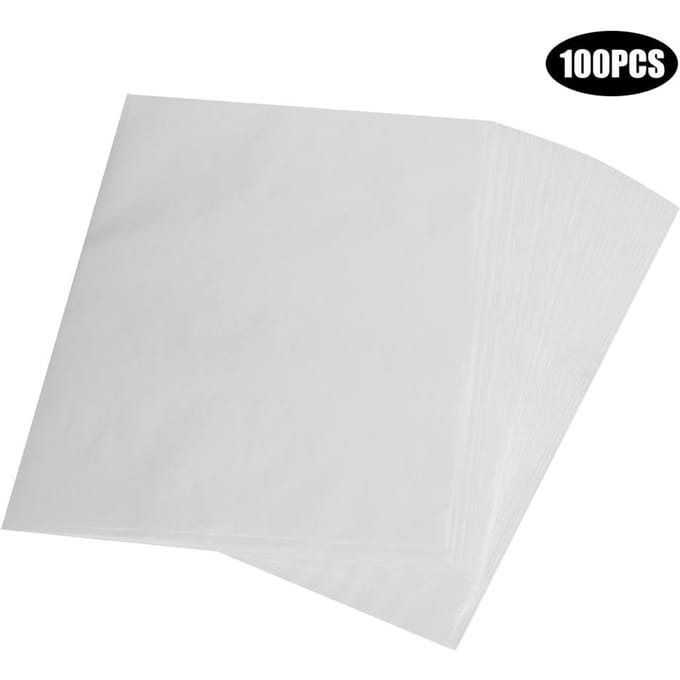 100 Stuks Anti-aanbak Bakpapier Bakvellen Siliconen Bakmat Keukenaccessoires(Wit ) wit