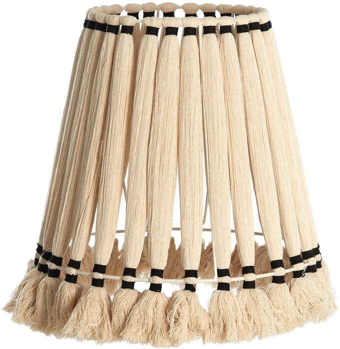 Kap - beige - LOA - textiel - Ø 41cm - E27 - 2041571 - Light & Living