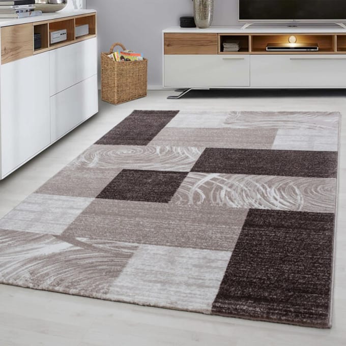 Muratap Parma design vloerkleed / beige laagpolig- 80x300 cm